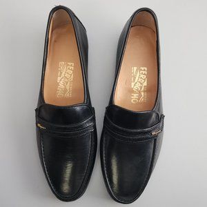 Salvatore Ferragamo - Black Leather Loafers